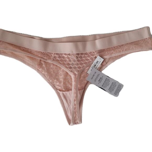 Adore Me Beige Elastic Waist Pull On Thong Panty  Womens Size XL - Picture 2 of 11